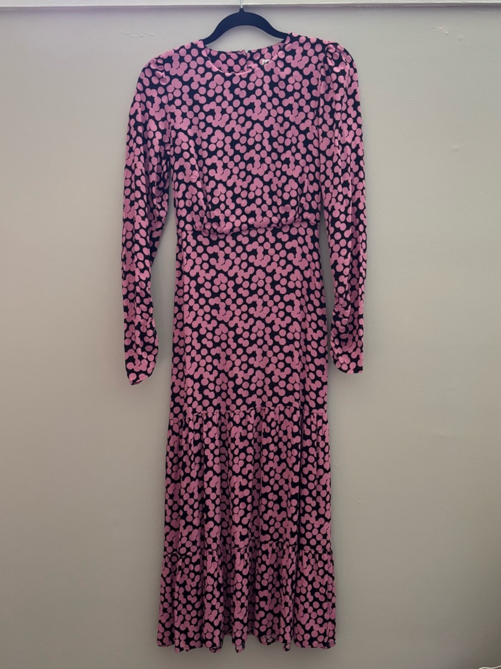 MANGO NWOT Women's Printed Cut-Out Detail Dress Sz 2 - Picture 6 of 14